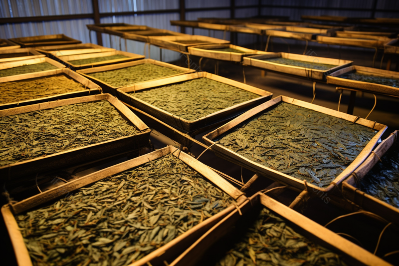 室内老茶茶叶的制作精湛工艺技艺,高清,摄影图,摄影图片,图片大全,摄影图免费下载
